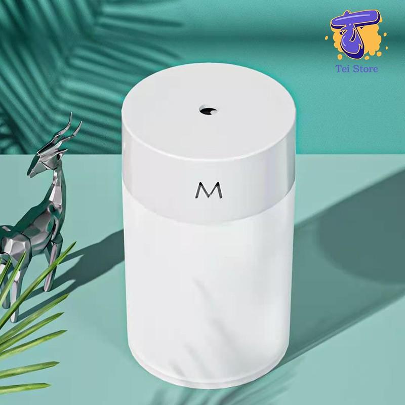 Đèn Xông Tình Dầu Mini, Máy Xông Đuổi Muỗi 260ml - Đèn LED Đổi Màu DX69