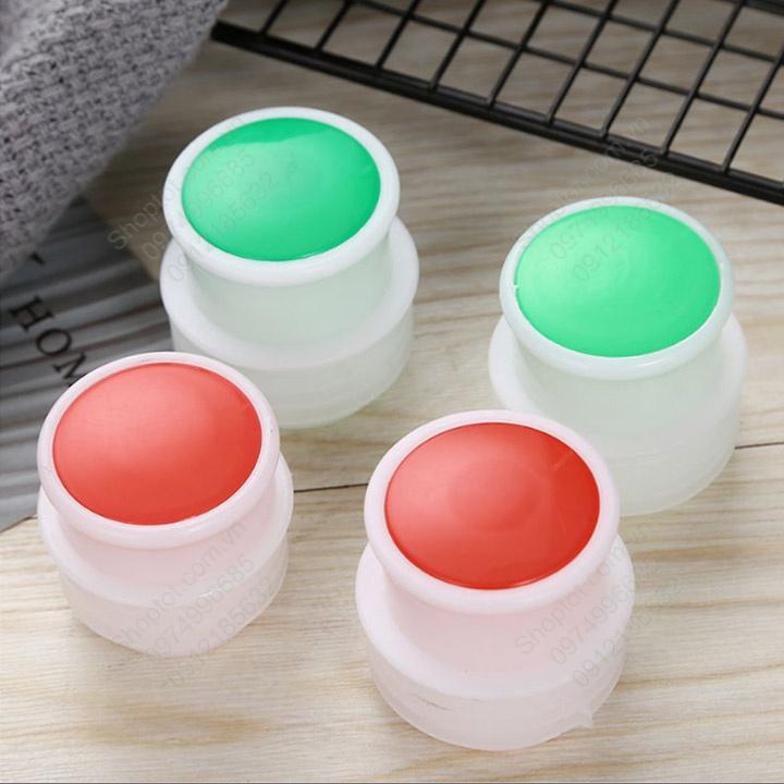 Bộ 4 nắp đạy phích nước bằng nhựa PP, Silicon chịu nhiệt độ cao, giữ nhiệt tốt, màu ngẫu nhiên