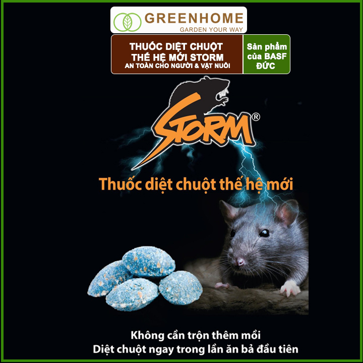 THUỐC DIỆT CHUỘT STORM - 1 HỘP/100 VIÊN