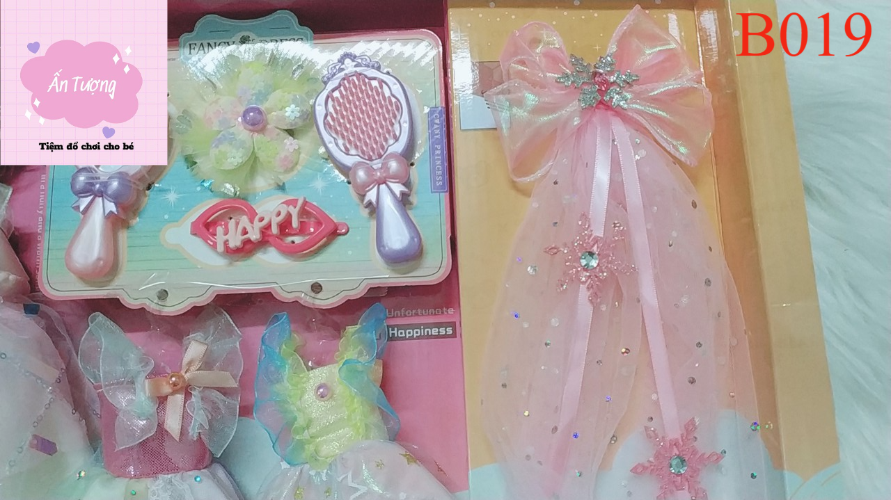 Đồ chơi bé gái - Đồ chơi búp bê- Hộp búp bê Barbie, búp bê BJD khớp xoay kèm phụ kiện cửa hàng đồ ăn nhanh, bán kem