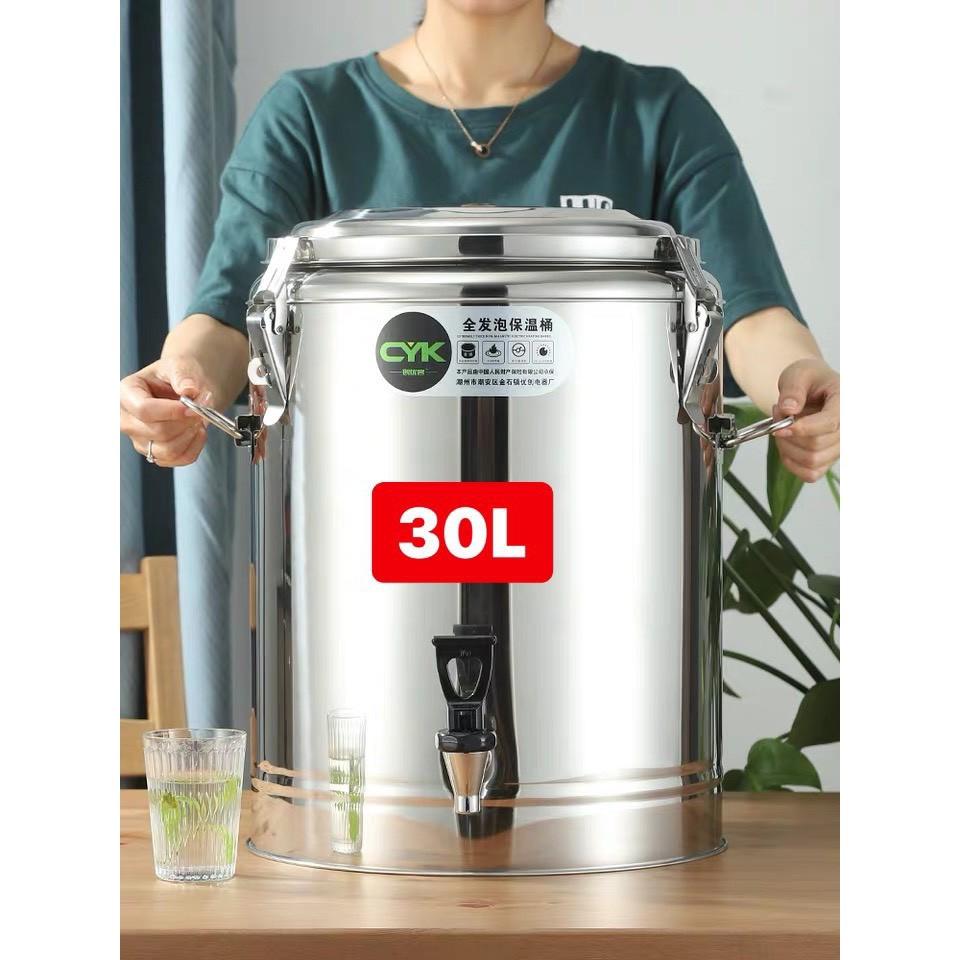 Xả Kho bình nước inox hai lớp giữ nhiệt 20l-30l-40l