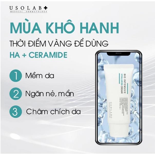 KEM DƯỠNG HA THUỶ PHÂN USOLAB BIO INTENSIVE HYALURON CREAM - Hee's Beauty