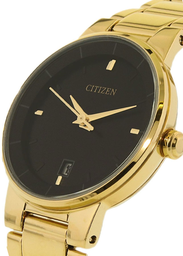 Đồng Hồ Nữ Citizen Dây Thép Không Gỉ EU6012-58E - Mặt Đen