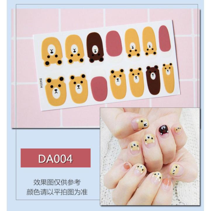 Dán móng tay 3D Korean Style Fashion nail sticker loại tốt