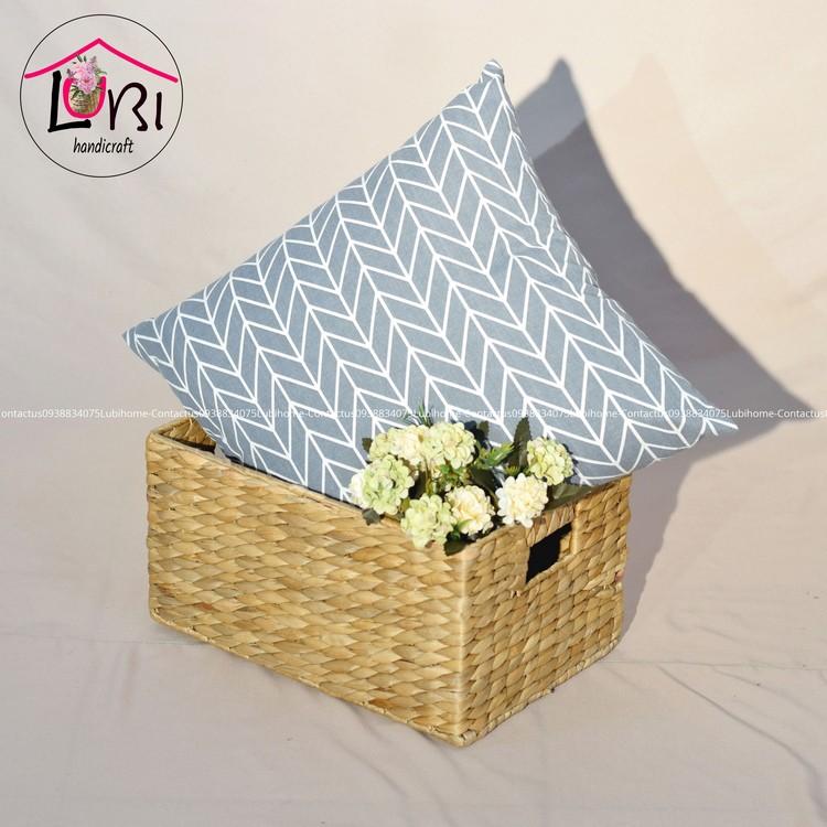 Sọt đựng đồ lục bình hình chữ nhật bộ 4 - sang trọng, tinh tế