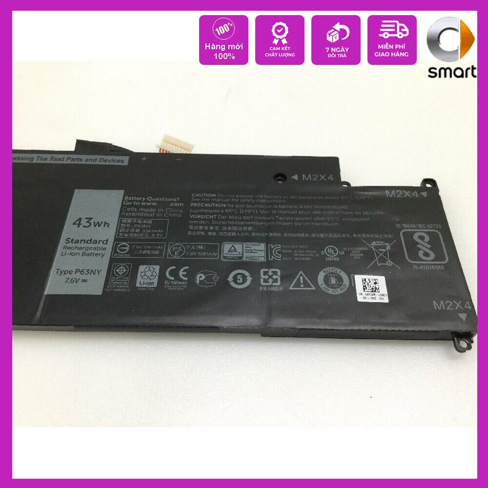 Pin cho Laptop Dell Latitude 7370 7.6V 43Wh P63NY 4H34M N3KPR 7.6V 34Wh - Pin Zin - Hàng Chính Hãng