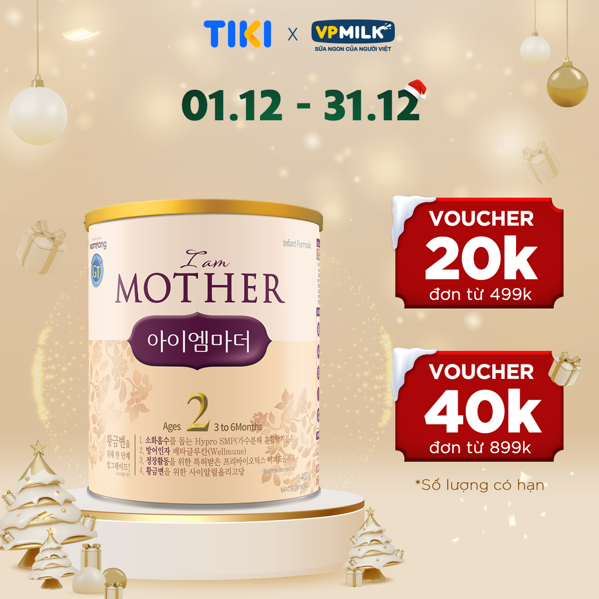 Sữa Bột Namyang I Am Mother 2 400g