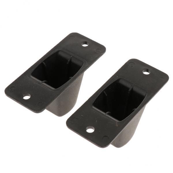 2X Replacement Part Plastic Luggage Side Stud Foot Feet Pad