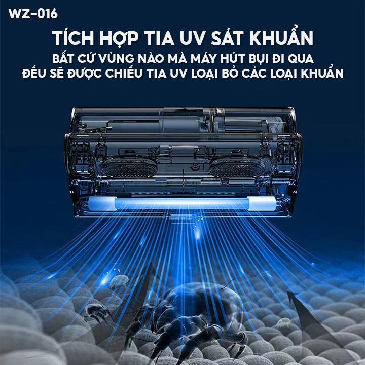 Máy Hút Bụi Giường Nệm Chăn Ga Diệt Khuẩn Công Nghệ Ưu Việt Hút Sạch Bụi Mạt Nhà Hàng Sẵn Giao Ngay WZ-016