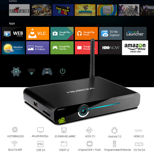 Android Box Himedia Q30  bản Andoirod 7 mới 2020 - Xử lý hình ảnh Siêu Net 4K - SẢN PHẨM CHÍNH HÃNG