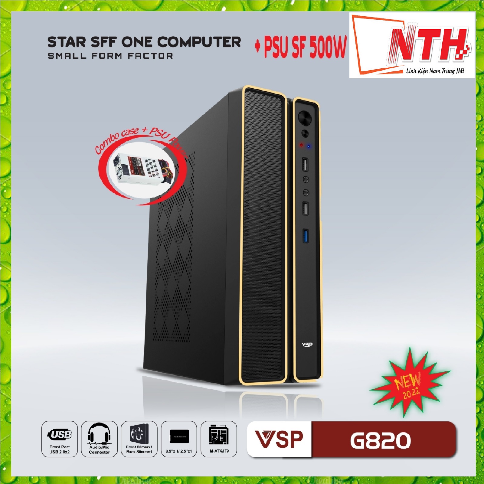 Case Nguồn SFF-G820