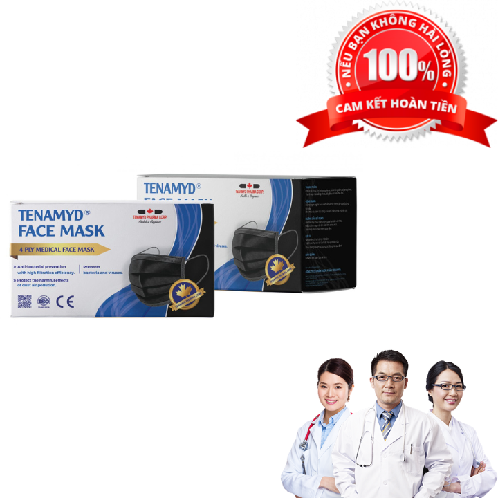 Khẩu Trang Y Tế 4 Lớp Tenamyd Chính Hãng