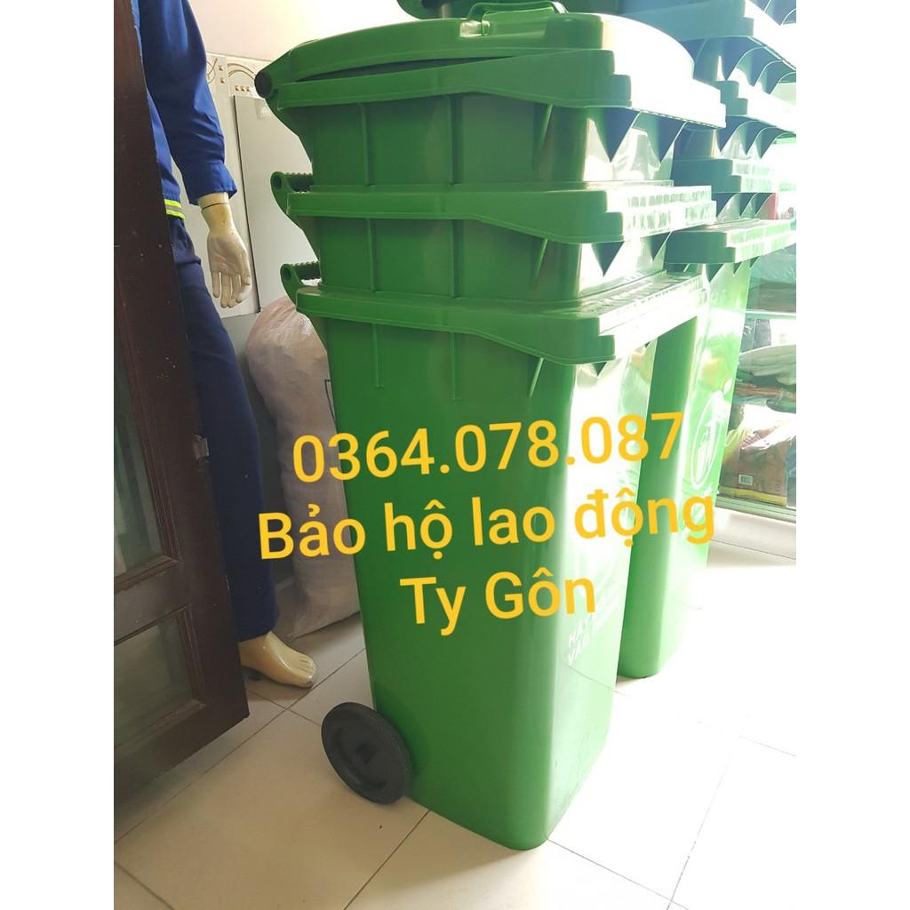 THÙNG RÁC 120L - NHỰA CAO CẤP HDPE