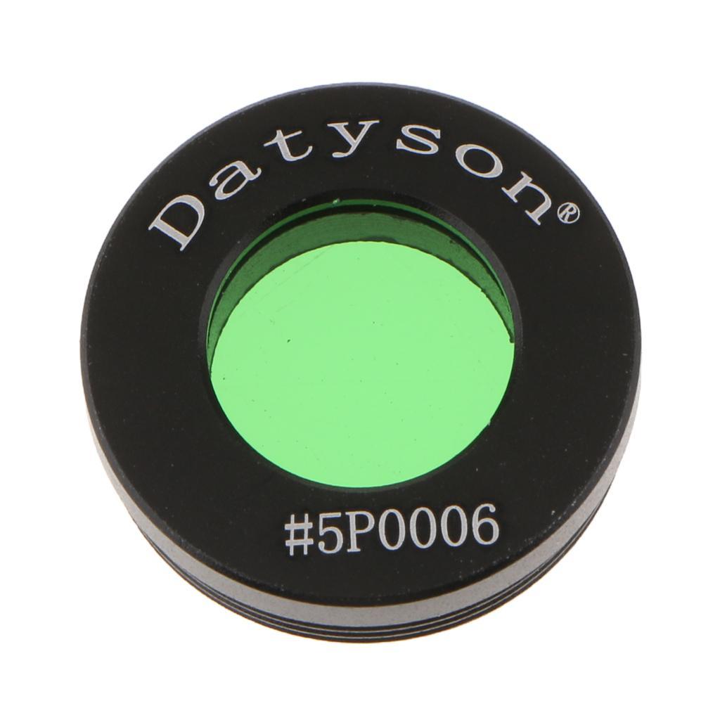 0.965" Convert to 1.25" Telescope Eyepiece Adapter + Lunar Planet Filter #58