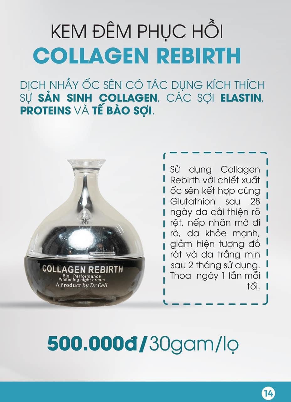 Kem Đêm Collagen Rebirth DR CELL 30g