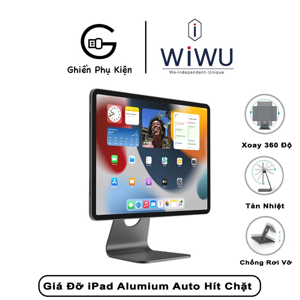 Giá Đỡ Wiwu Hubble Smart Hít Nam Châm Xoay 360 Độ Dành Cho iPad Air 4/5-10.9inch/11inch/12.9inch - Hàng Chính Hãng