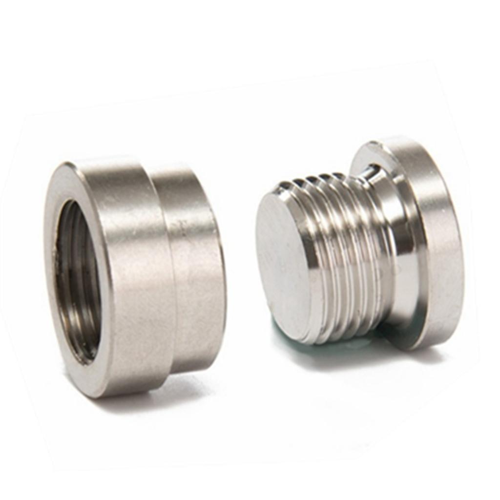 3x M18x1.5mm Threaded Stainless Steel Plug with O2 Oxygen Sensor with Solder Plug