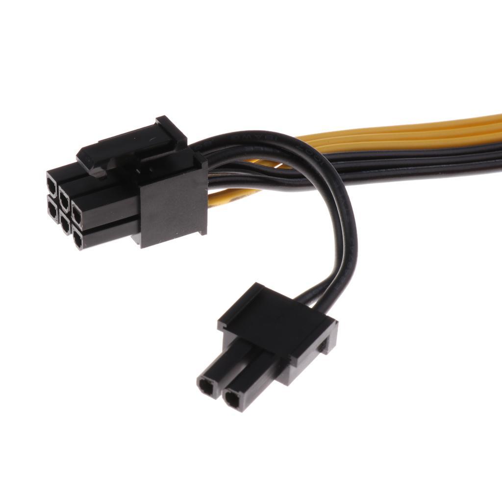 CPU 8-pin Female to Dual PCI-E 8p Male Power Cable for Graphics Card