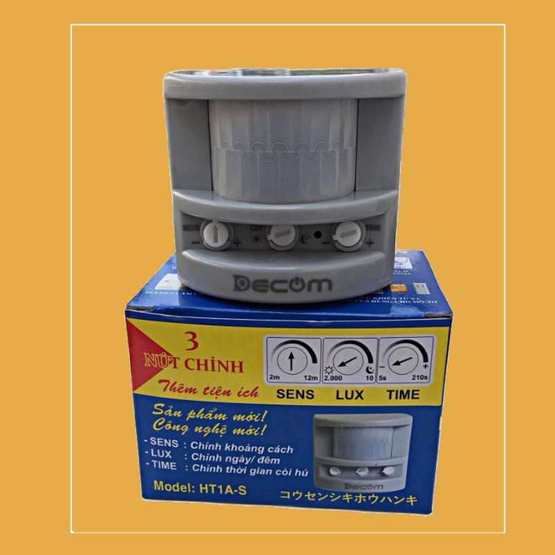 02 cái Báo động hồng ngoại HT1A-S 3 nút chỉnh -bản mới của HT1A