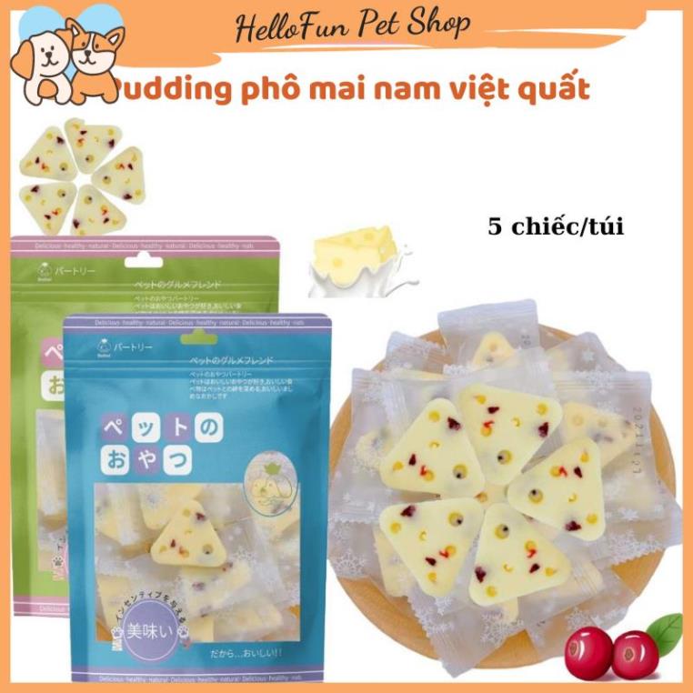 Bánh thưởng phô mai béo ngậy, giàu dinh dưỡng cho thú cưng (Snack cho chó mèo nhiều vị)