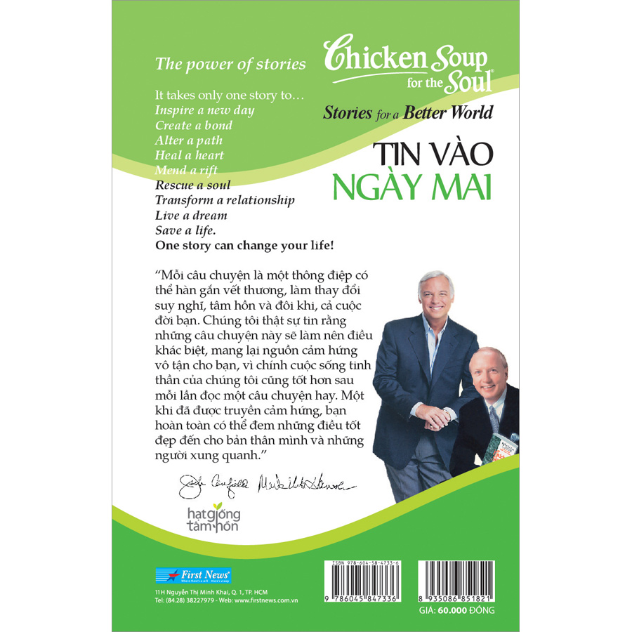 Sách Chicken Soup For The Soul: Tin Vào Ngày Mai (Tái Bản)