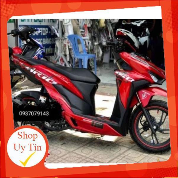 Tem rời Vario dán xe đỏ