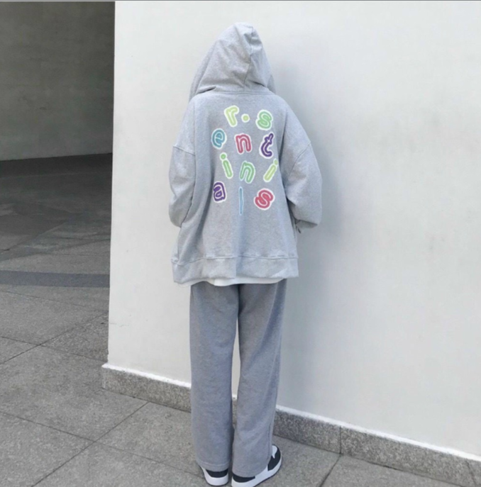 [Ảnh thật] áo khoác form rộng R.STN nam - nữ, Áo khoác nữ nam hoodie in chữ sau lưng, chất nỉ dày một xíu thui hàng xu hướng 2022, Áo Khoác Hoodie Nỉ Bông Khóa Zip Kéo SENTINIAL Form Rộng Unisex Nam Nữ Ullzang