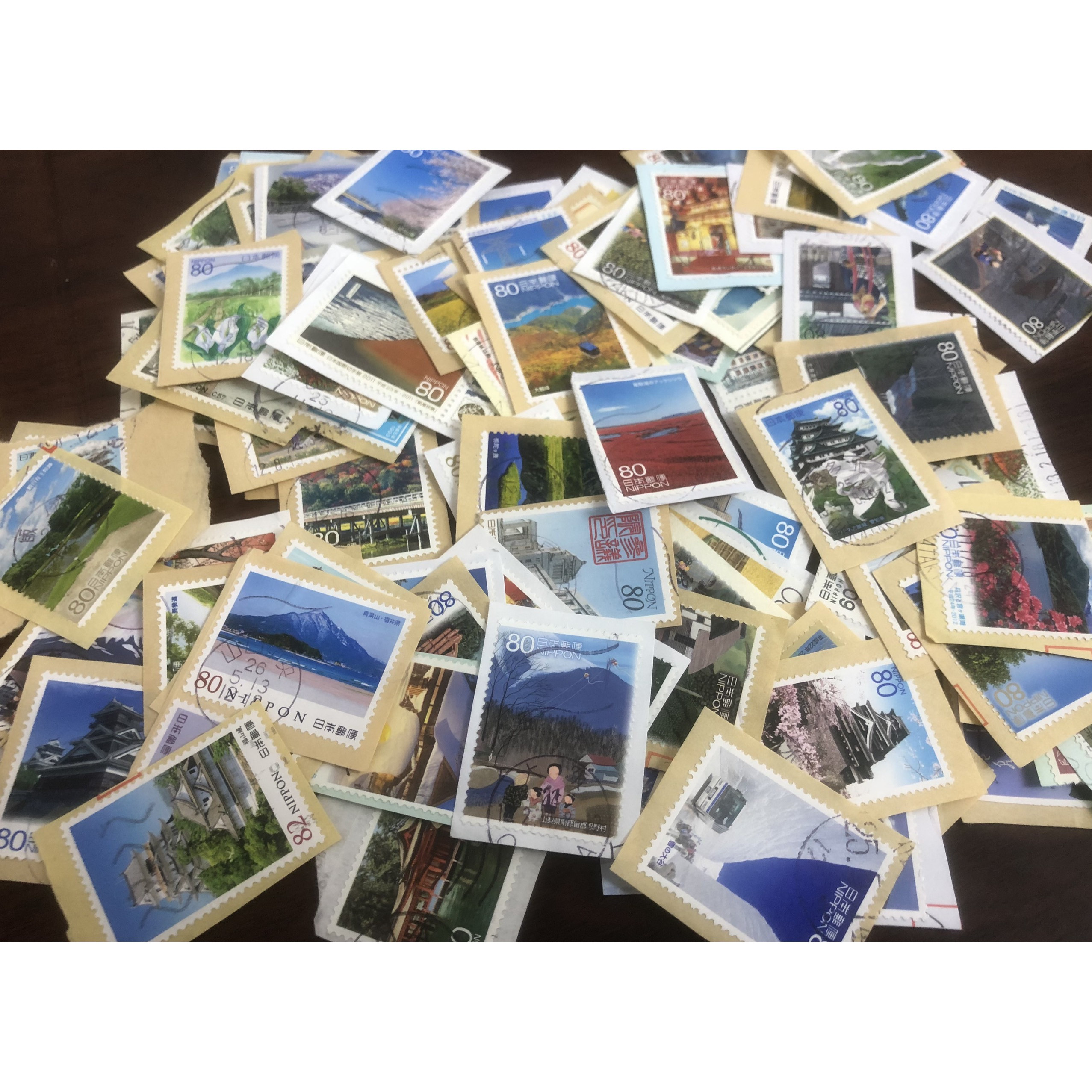 Combo 50 con tem Nhật Bản chủ đề địa danh cảnh đẹp Nhật bản khác nhau, giao ngẫu nhiên đủ số lượng