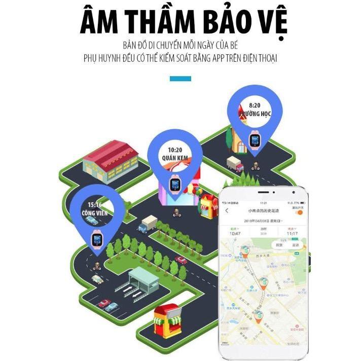 Đồng Hồ Thông Minh Định Vị Trẻ Em