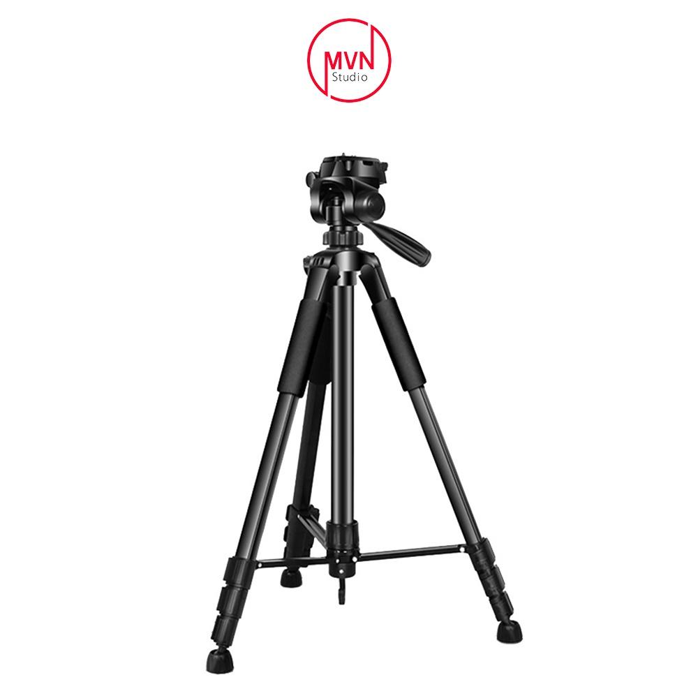 Tripod chân máy ảnh chuyên nghiệp có thể tải 3kg cao 1m7 - MVN Studio