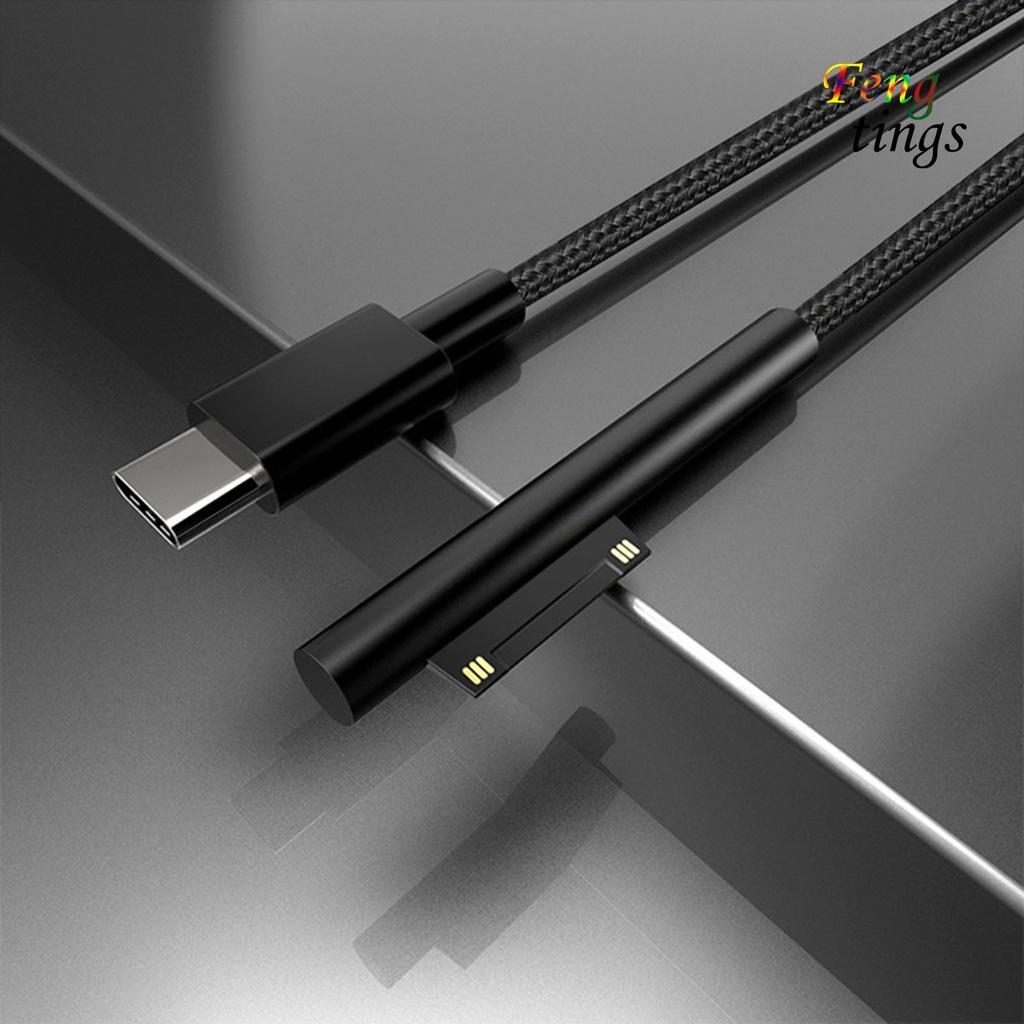 Dây cáp sạc 3A Type-c 1/1.5/1.8m cho laptop Surface Pro 3/4/5/6
