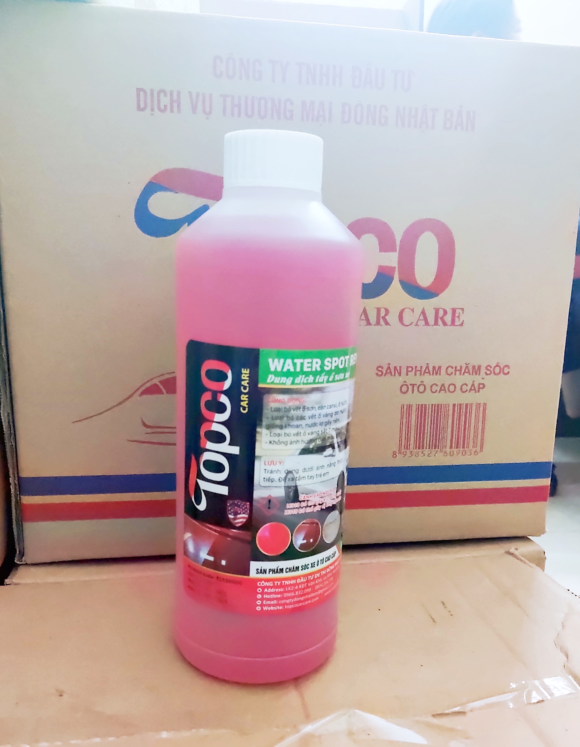 DUNG DỊCH TẨY Ố SƠN XE Ô TÔ TOPCO