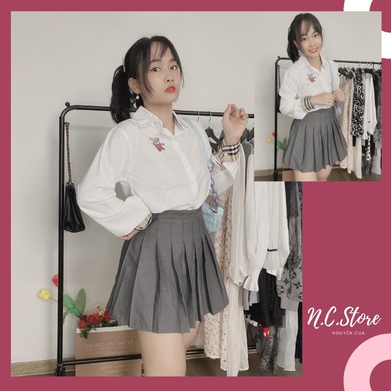 Áo Sơ Mi Trắng Siêu Xinh