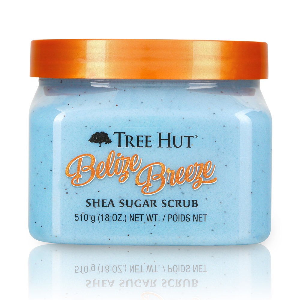 Tẩy tế bào chết cơ thể Tree Hut Shea Sugar Scrub Belize Breeze