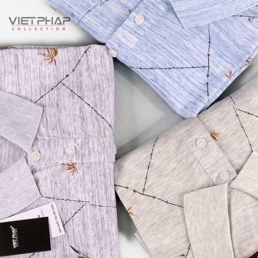 (SALE UP TO 50%) Áo Thun Milan Cao Cấp VIỆT PHÁP / Form Luxury - Chất liệu cotton co dãn và thấm hút mồ hôi 26243 - Xám 2