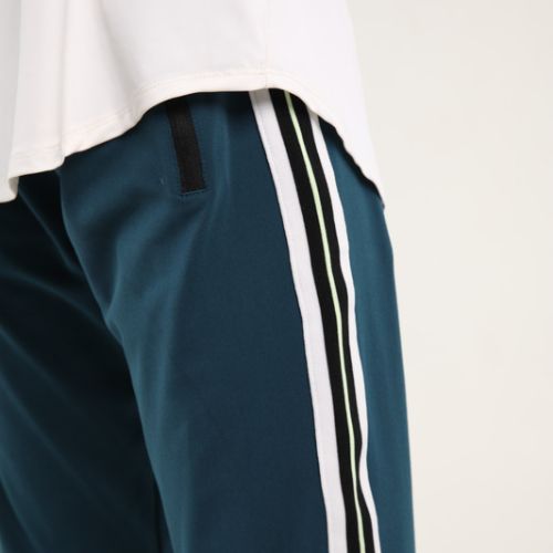 Quần dài phối sọc nam nữ Simple Basic, co giãn, form suông, unisex, màu xanh