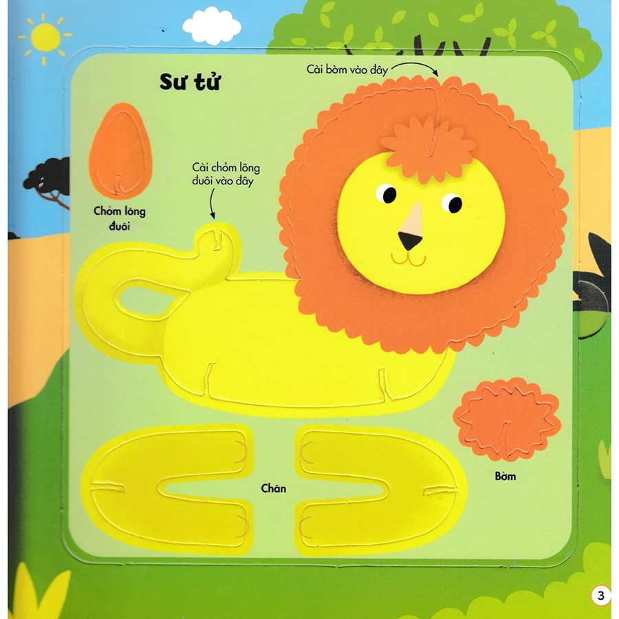 Sách Ghép Hình Phát Triển IQ - Chuyện Trong Vườn Thú