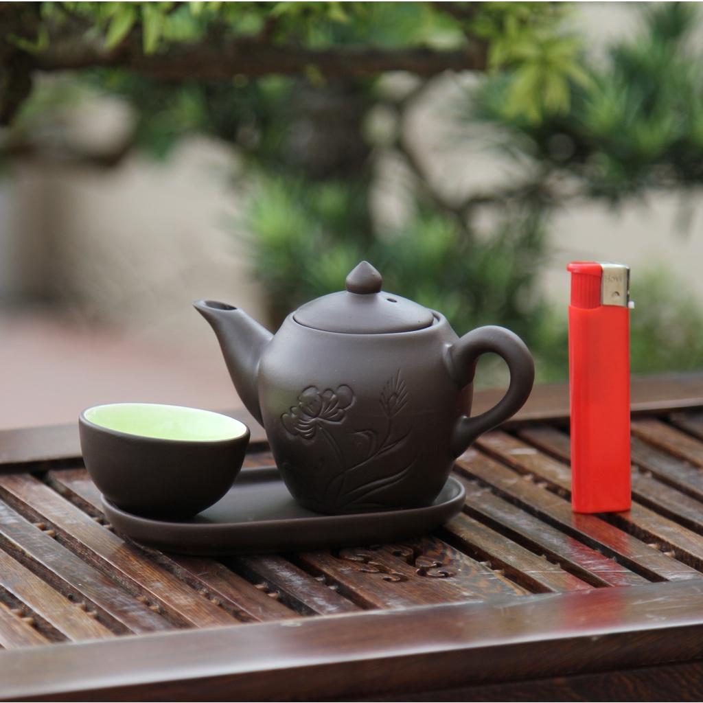 Độc Ẩm Trà - Ấm Chén Gốm Bát Tràng - Gốm Thiên Long