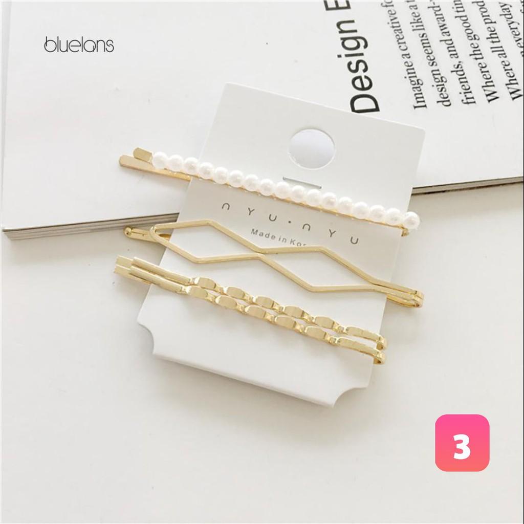 SÉT 4 KẸP TÓC MÁI SANG CHẢNH