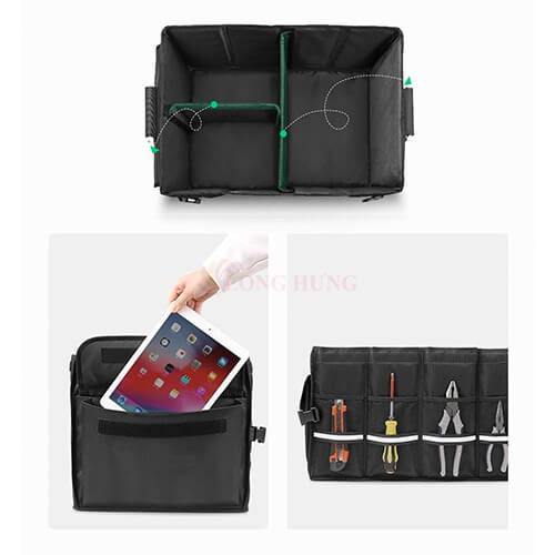 Túi đựng dụng cụ trên ô tô Ugreen Multifuctional Car Trunk Organizer LP256 80710 - Hàng chính hãng