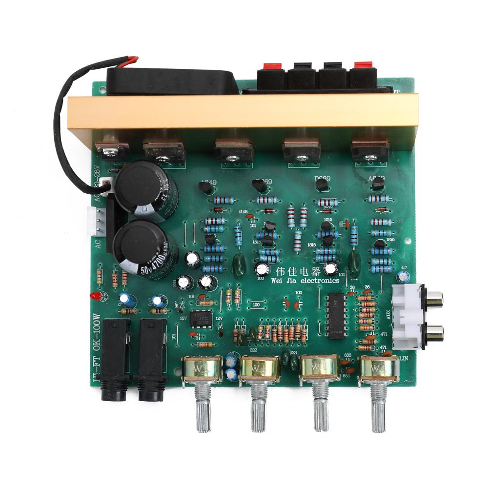 DX-2.1 Large Power Audio Amplifier Board Channel High Power Subwoofer Dual Home Theater AC18V-24V DIY Supplies