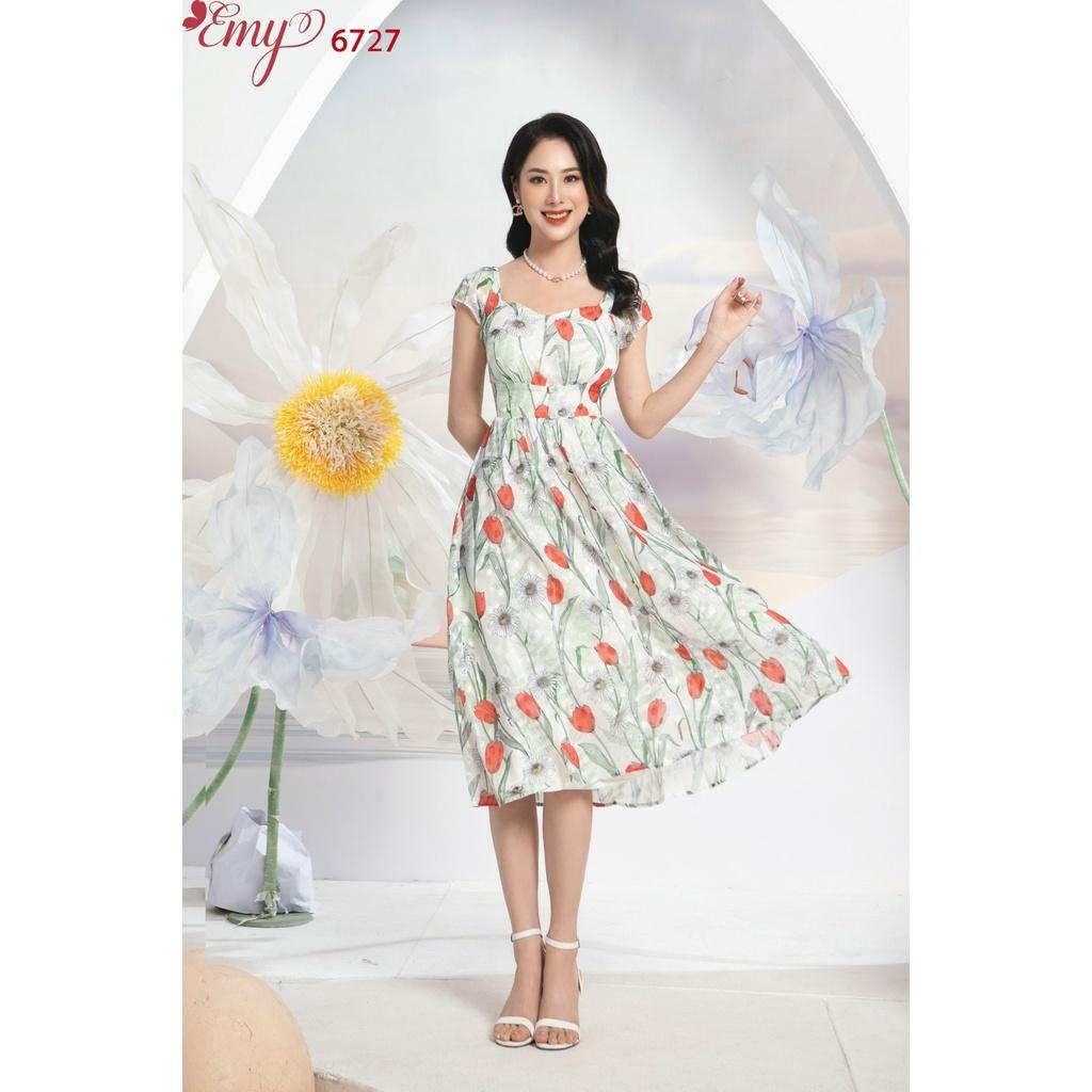 Đâm EMY EM6727 Midi Cổ Lục Giác