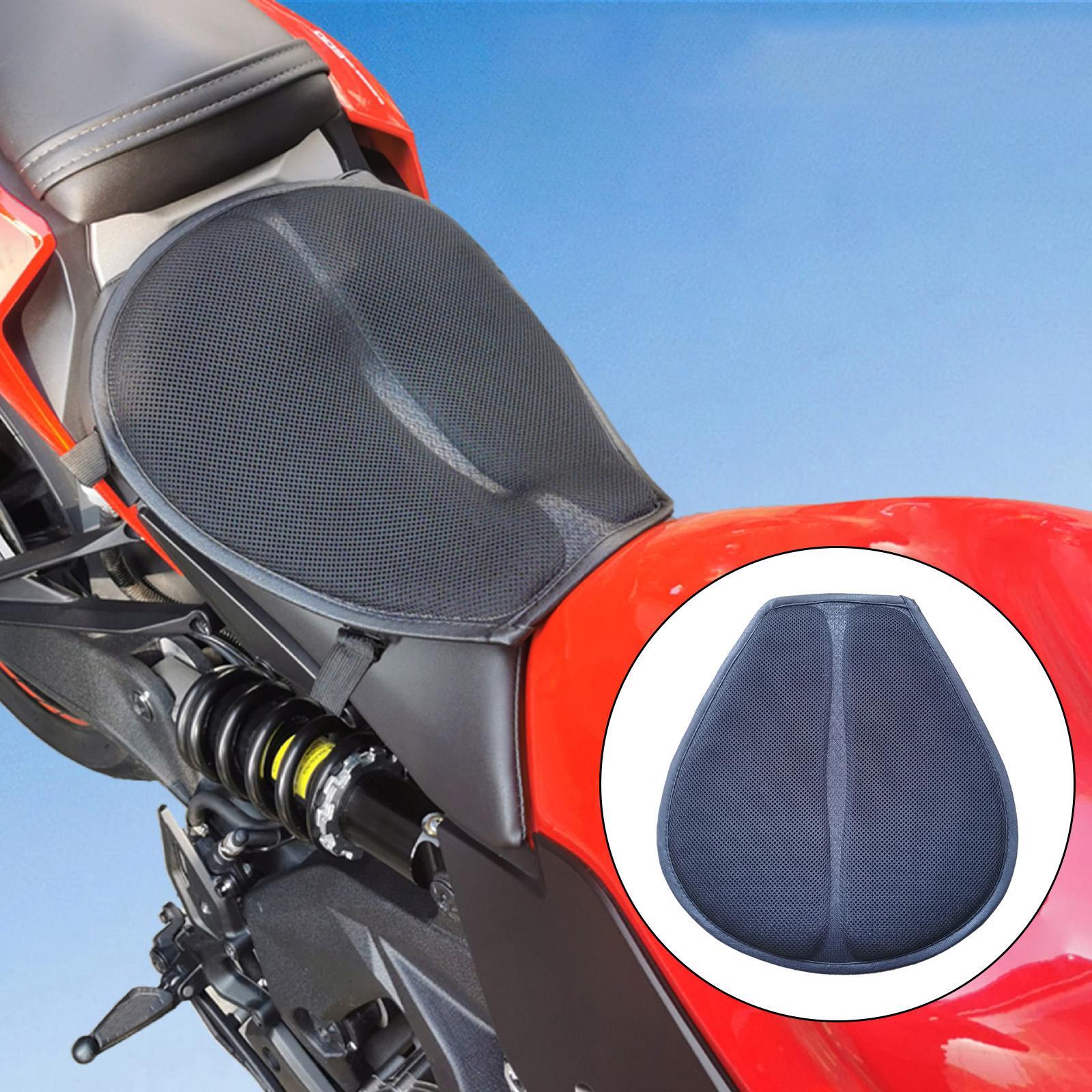 Motorcycle Seat Cushion Motorcycle Mesh Protective Seat Cover Universal Comfortable Seat Cover for Motorbike Motorcycle Easy to Install