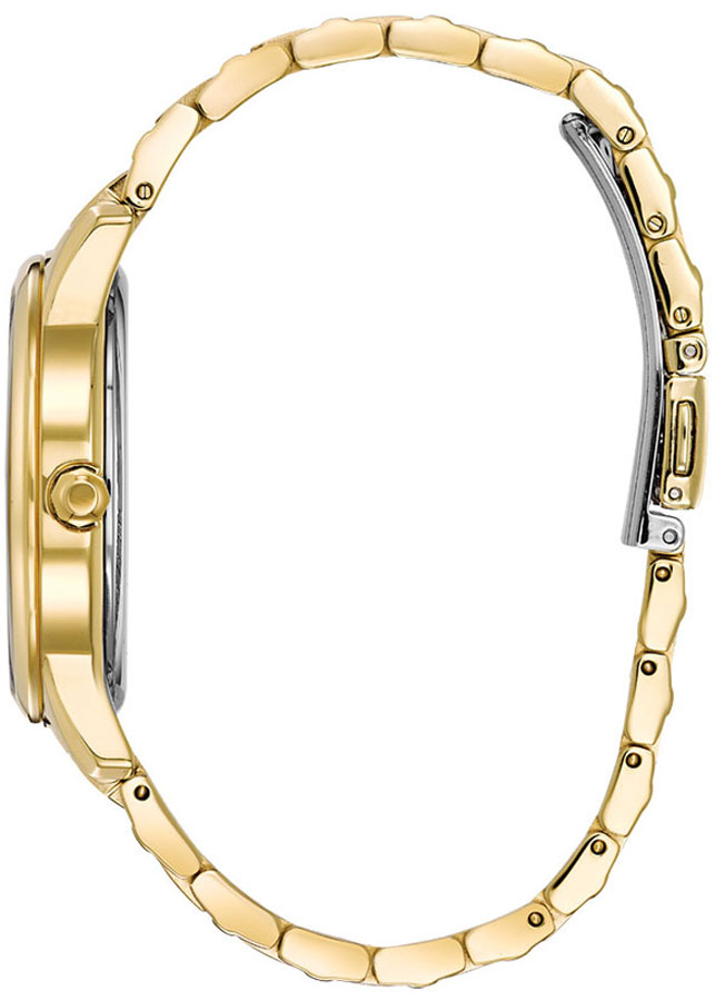 Đồng Hồ Nữ Citizen Đính Đá Swarovski Dây Thép Không Gỉ FE6102-53A - Mặt Trắng