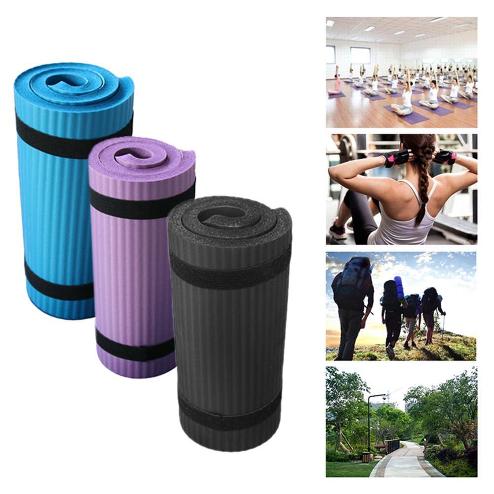 Yoga Mat Thick NBR Yoga Mat Indoor Sports Equipment For Yoga Exercises Training Abdominal Exercise Accessories