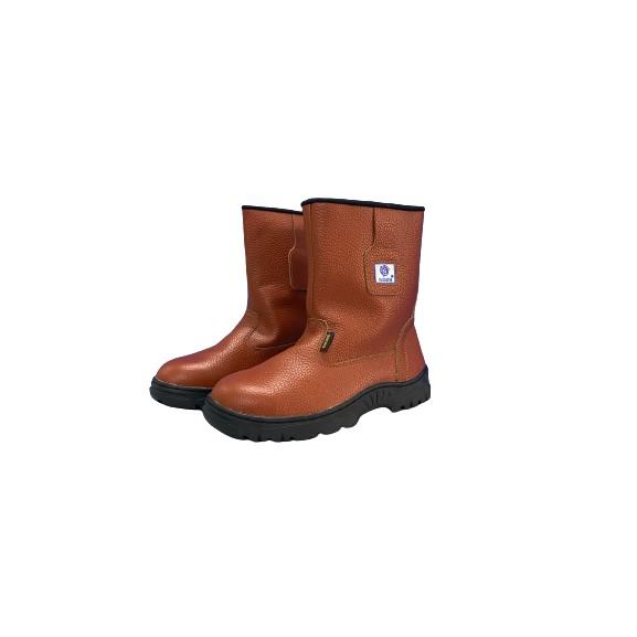 Giày Boot Mũi Đế Thép Sami, Da Chất Lượng Cao, Đế PU, Chống Đâm Xuyên, Va Đập Mạnh