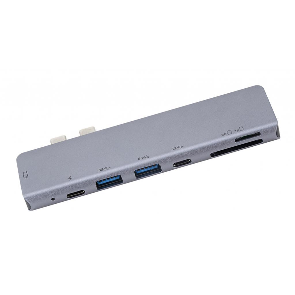 HUB USB 3.0 Card Reader 4K HDMI SD/TF Splitter Adapter 7 in 1 Power Station