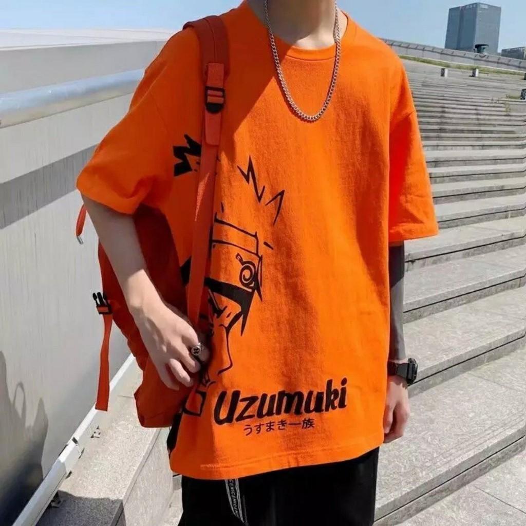 Áo thun Stee nam tay lỡ unisex form rộng overtee UZUMAKI NARUTO cotton xịn Trumunisex aothununisex aophongnam