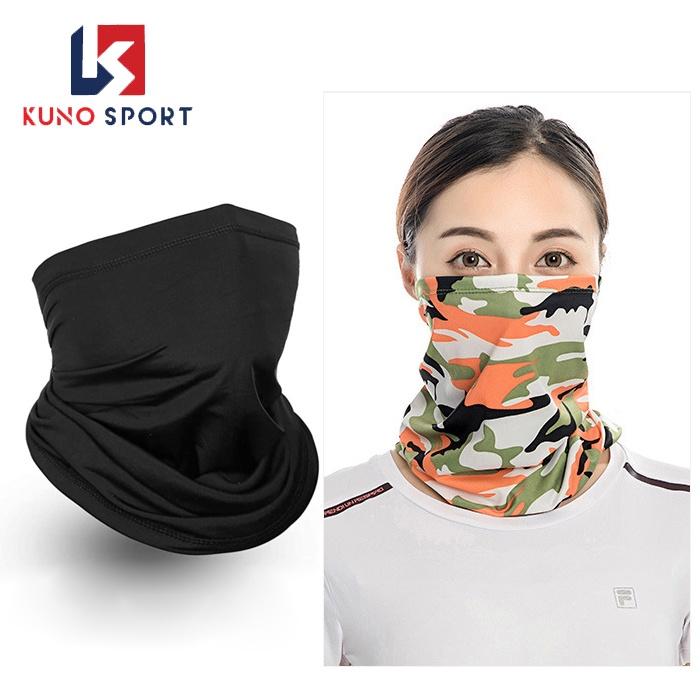 Khăn phượt đa năng KUNOSPORT chống nắng bụi cao cấp, chất liệu vải trơn co dãn nhiều màu lựa chọn