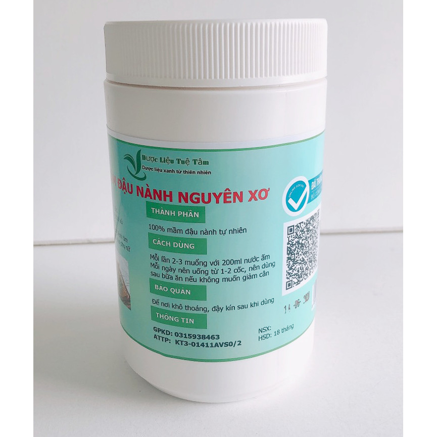 Mầm Đậu Nành Nguyên Xơ Cao Cấp - Tuệ Tâm